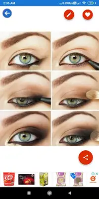 Eye MakeUp Artist Designs android App screenshot 0