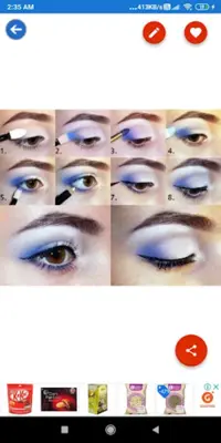 Eye MakeUp Artist Designs android App screenshot 2