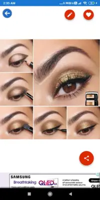 Eye MakeUp Artist Designs android App screenshot 3