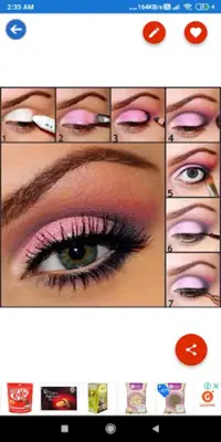 Eye MakeUp Artist Designs android App screenshot 5