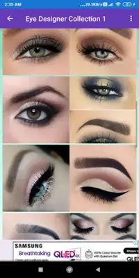 Eye MakeUp Artist Designs android App screenshot 7